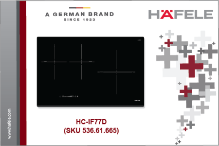 HÄFELE HC-IF77D 3-ZONE INDUCTION HOB (SKU 536.61.665)